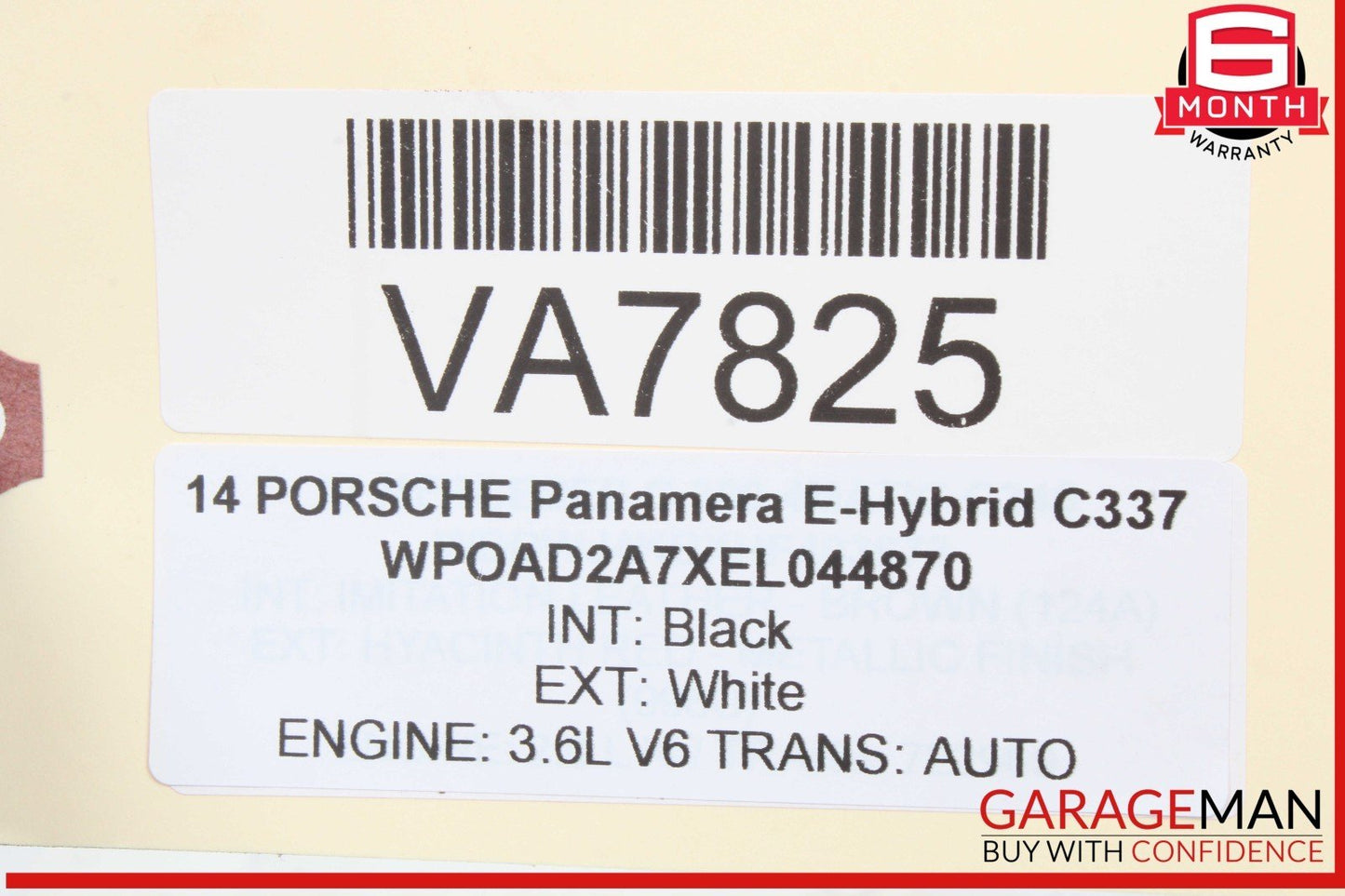 10-16 Porsche Panamera 970 E-Hybrid Rear Trunk Lid Lock Latch Actuator OEM