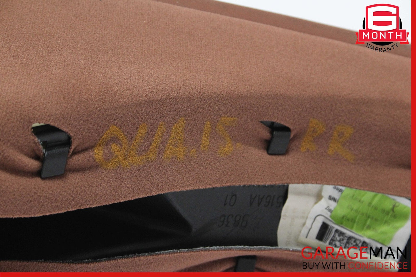 14-18 Maserati Quattroporte Rear Right Side Seat Bolster Cushion Pad Cover OEM