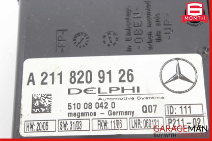 Mercedes SLK280 CL500 S430 E320 CLK500 Anti Theft Alarm Module 2118209126
