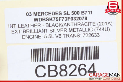 03-11 Mercedes SL500 CLS350 E350 Front Left Side Lower Wishbone Control Arm