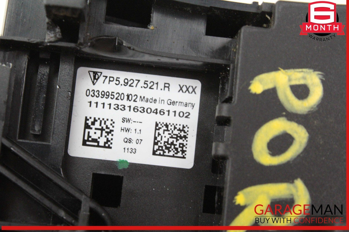 11-14 Porsche Cayenne 958 Suspension Mode Selector Switch Module 7P5927127CG OEM