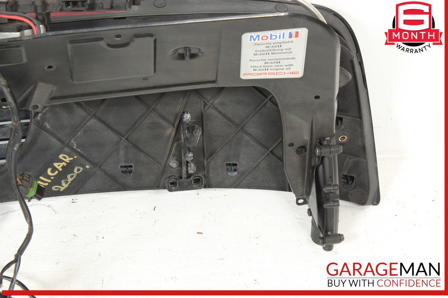 99-05 Porsche 911 996 Trunk Deck Lid Grille Spoiler w/ Wing Drive Motor Assy OEM