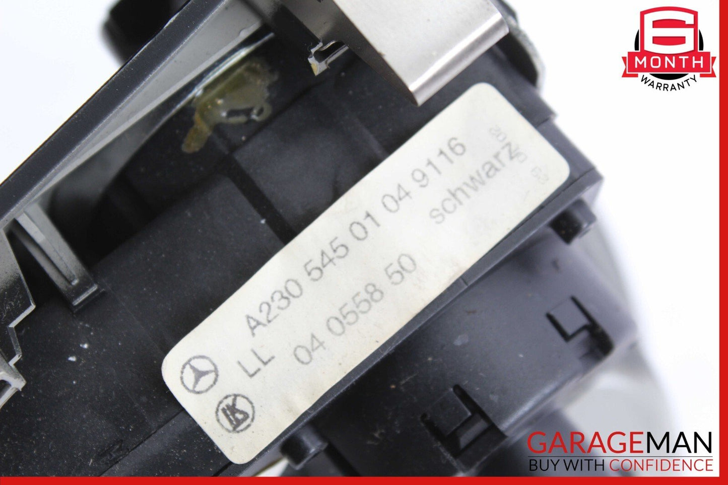 03-12 Mercedes R230 SL500 Headlight Lamp Control Switch Module Trim Panel OEM