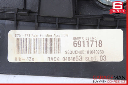 08-14 BMW X6 REAR HEATER A/C TEMPERATURE CLIMATE CONTROL PANEL OEM