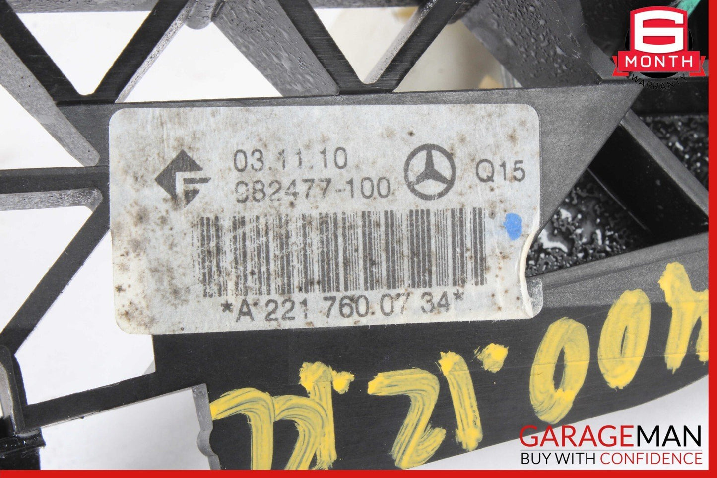 07-13 Mercedes W221 S400 Rear Left Exterior Door Handle Keyless Go OEM