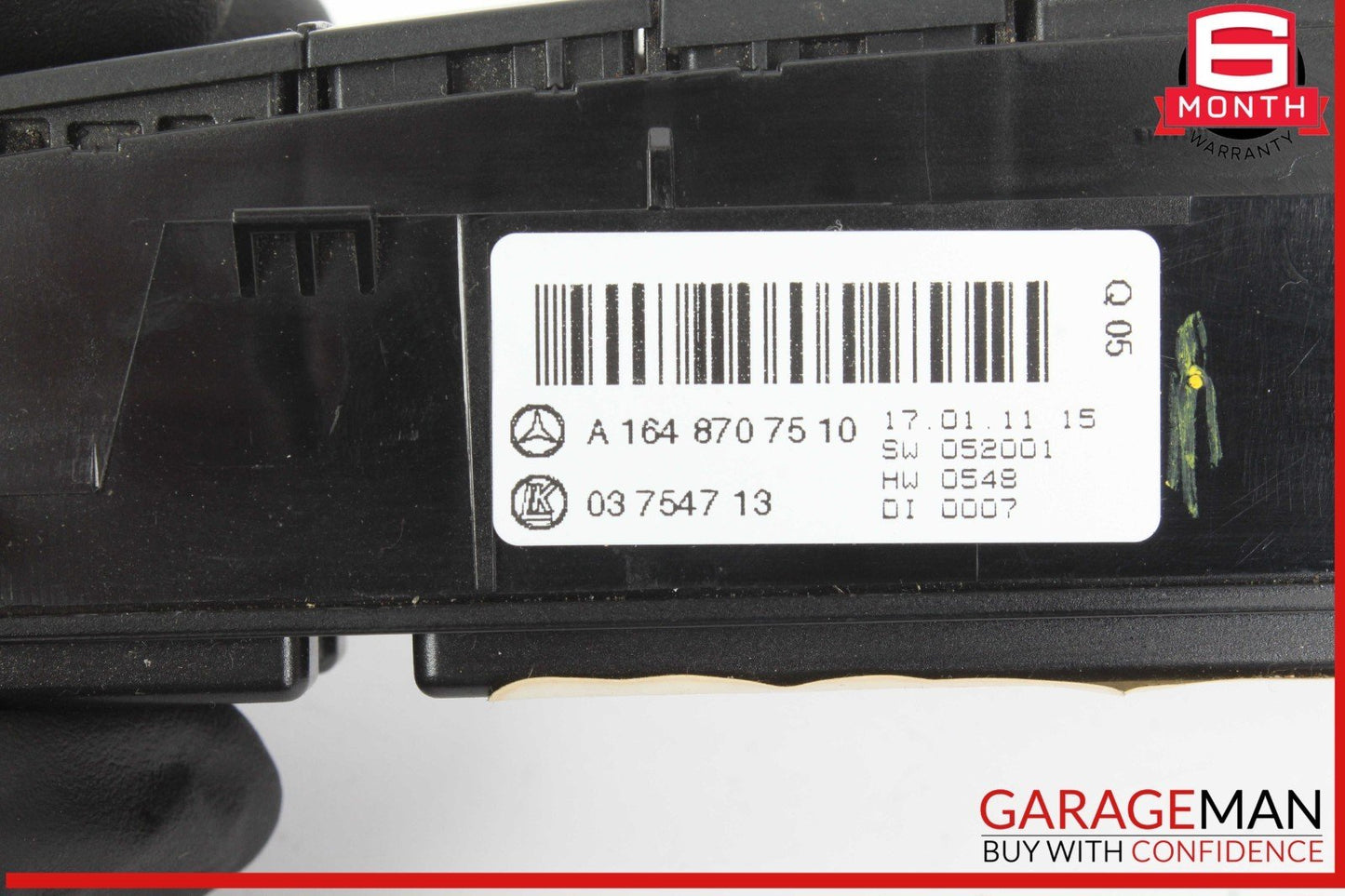 06-12 Mercedes W164 ML350 4MATIC Dash Hazard Heated Seats ESP Control Panel OEM
