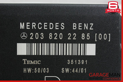 01-07 Mercedes W203 C230 C240 C320 Rear Right Door Control Module 2038202285 OEM