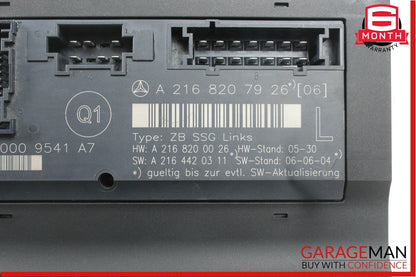 07-13 Mercedes W216 CL550 CL63 AMG Front Left Driver Seat Control Module Unit