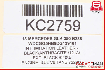 08-18 Mercedes GLK350 E550 CLS550 C300 Rear Left Side Door Control Module Unit