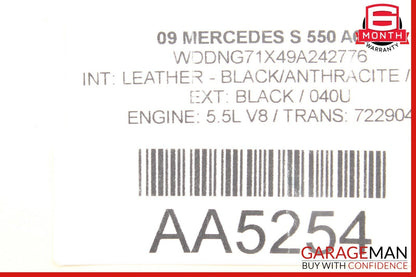 07-14 Mercedes W221 S550 ESP Parking Assist Suspension Switch Controller Module