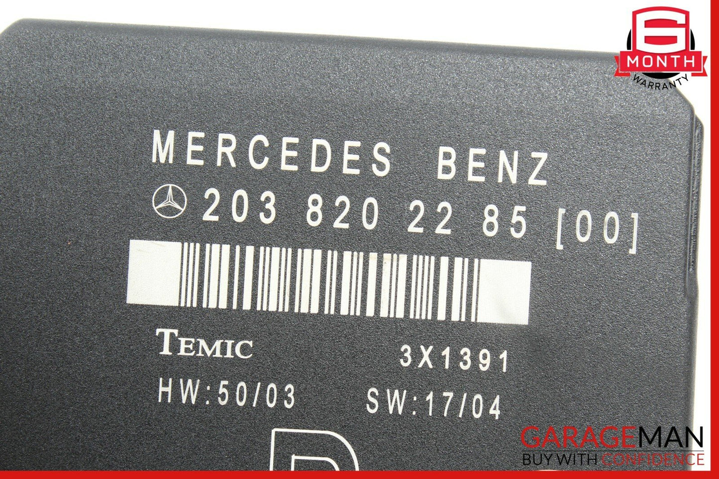 01-07 Mercedes W203 C230 C55 AMG Rear Right Side Door Controller Module Unit