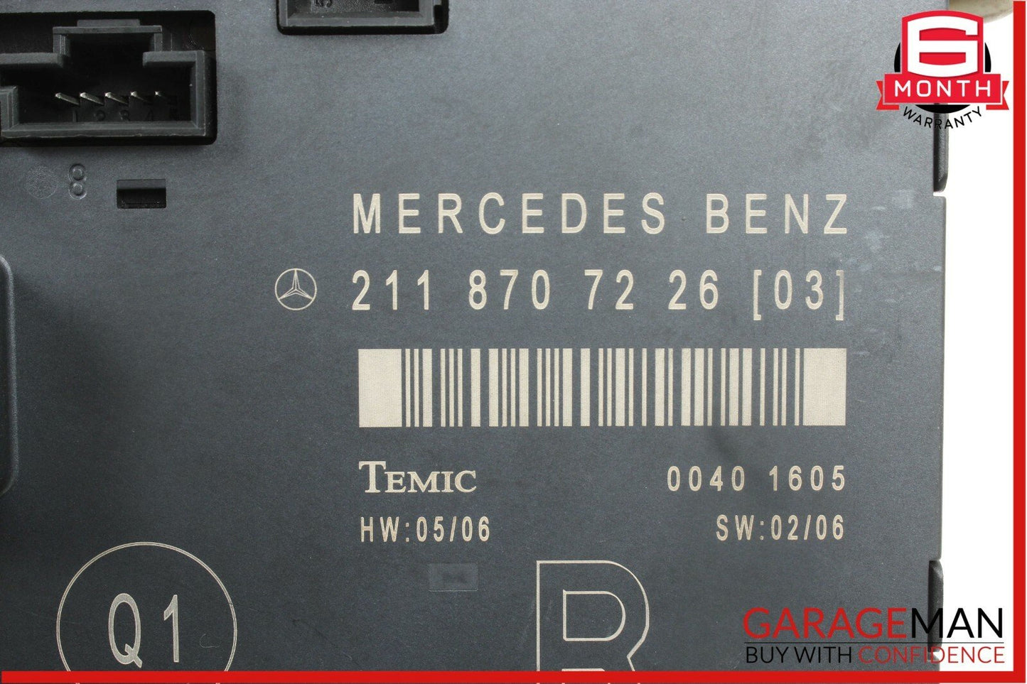 03-09 Mercedes W211 E550 E63 AMG Front Right Side Door Control Module Unit OEM