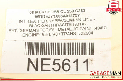07-14 Mercedes W216 CL550 Front Left Driver Side ABC Hydraulic Shock Strut OEM