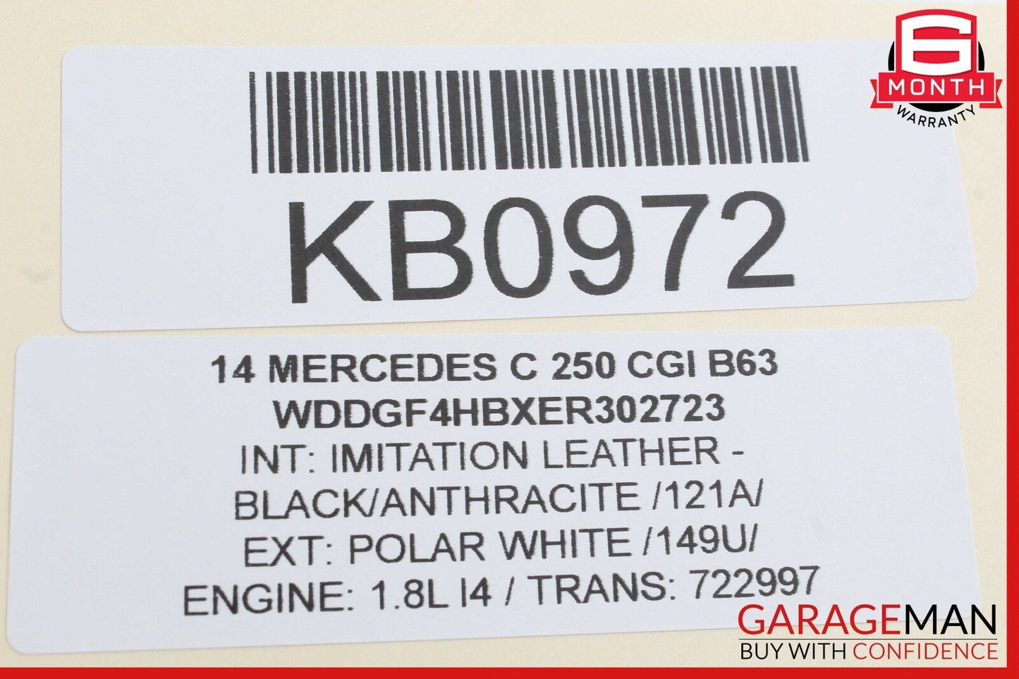 08-14 Mercedes W204 C250 C350 Rear Right Side Door Control Module OEM
