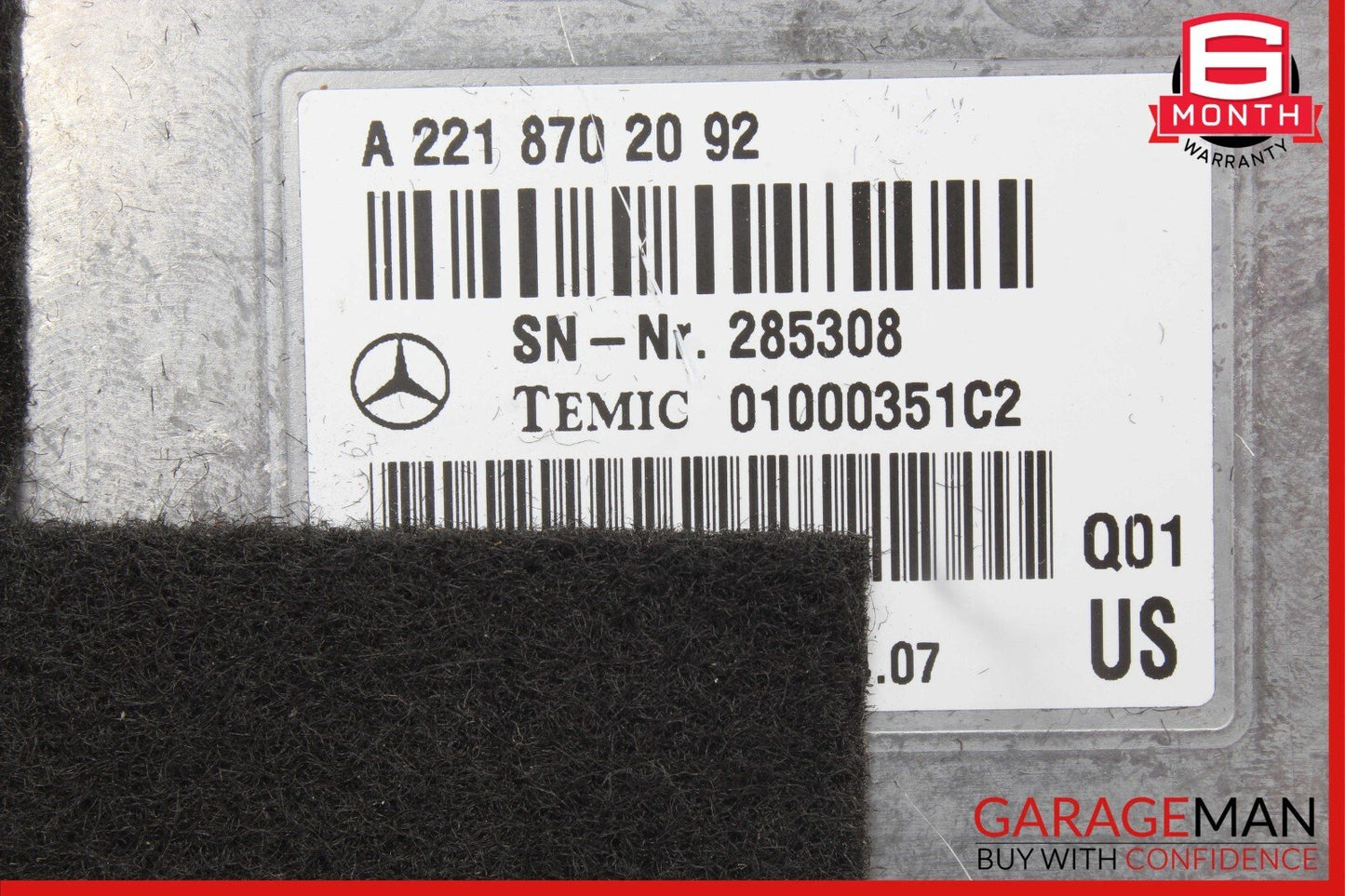 07-14 Mercedes S350 S550 CL550 Voice Language Communication Control Module Unit