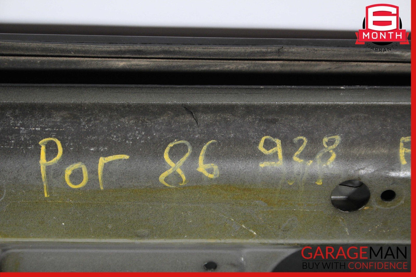 84-91 Porsche 928 Front Right Side Exterior Door Shell Panel Black OEM