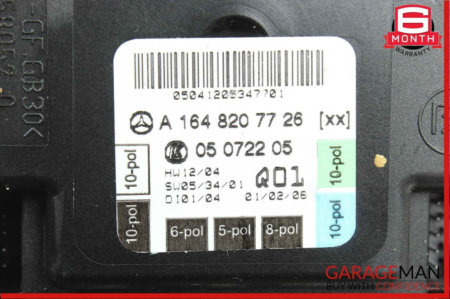 06-13 Mercedes GL450 ML500 R350 Front Left Side Door Control Module OEM