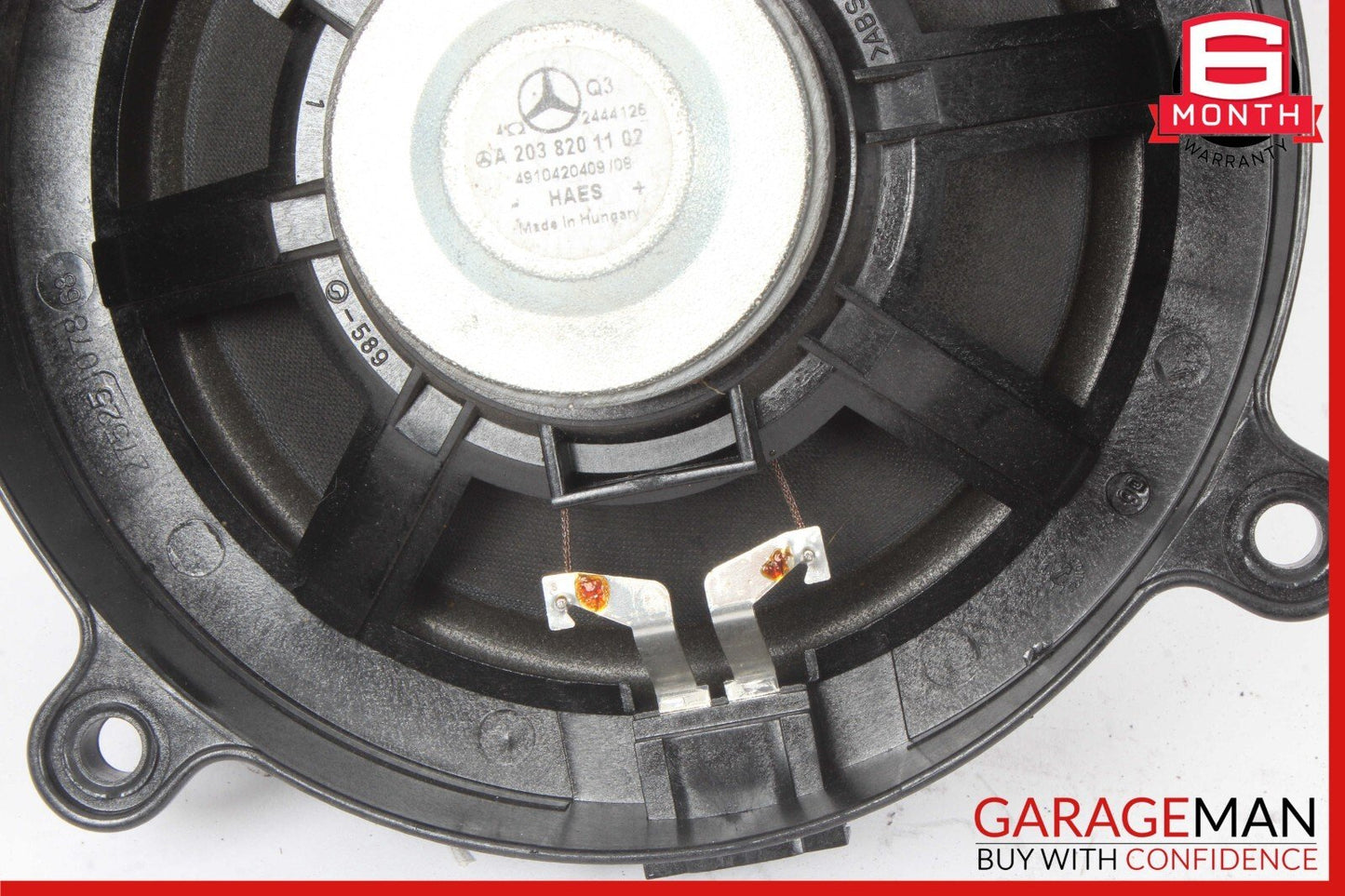 01-07 Mercedes W203 C230 C280 Front Right & Left Door Sound Audio Speaker Set