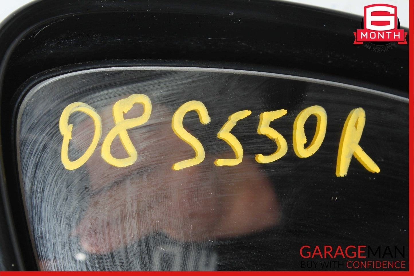 07-09 Mercedes W221 S550 S600 Right Side Mirror Door Rear View Black OEM