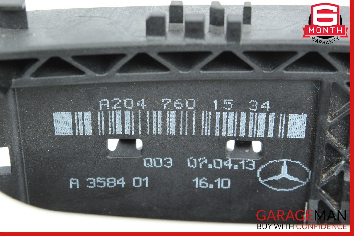 12-15 Mercedes W204 C250 Front Left Driver Side Exterior Door Handle White OEM