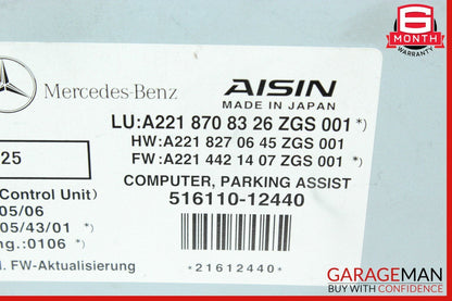 07-13 Mercedes W221 S600 CL550 Rear View Backup Camera Control Module OEM