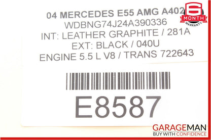 03-09 Mercedes W211 E55 Rear Left Driver Side Door Lock Latch Actuator OEM