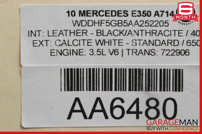 10-16 Mercedes W212 E350 E550 Front Right Side Door Window Regulator Motor Unit