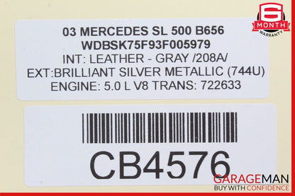 03-08 Mercedes R230 SL500 SL600 SL55 AMG Front Left Lower Control Arm