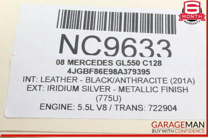 06-13 Mercedes X164 GL550 ML350 Rear Left or Right Upper Control Arm OEM