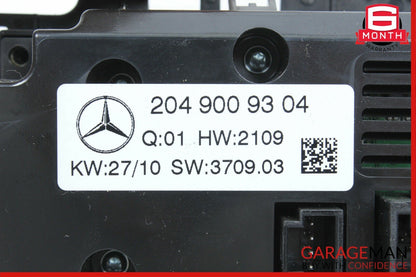 08-11 Mercedes W204 C300 AC A/C Heater Temperature Climate Control Switch Module