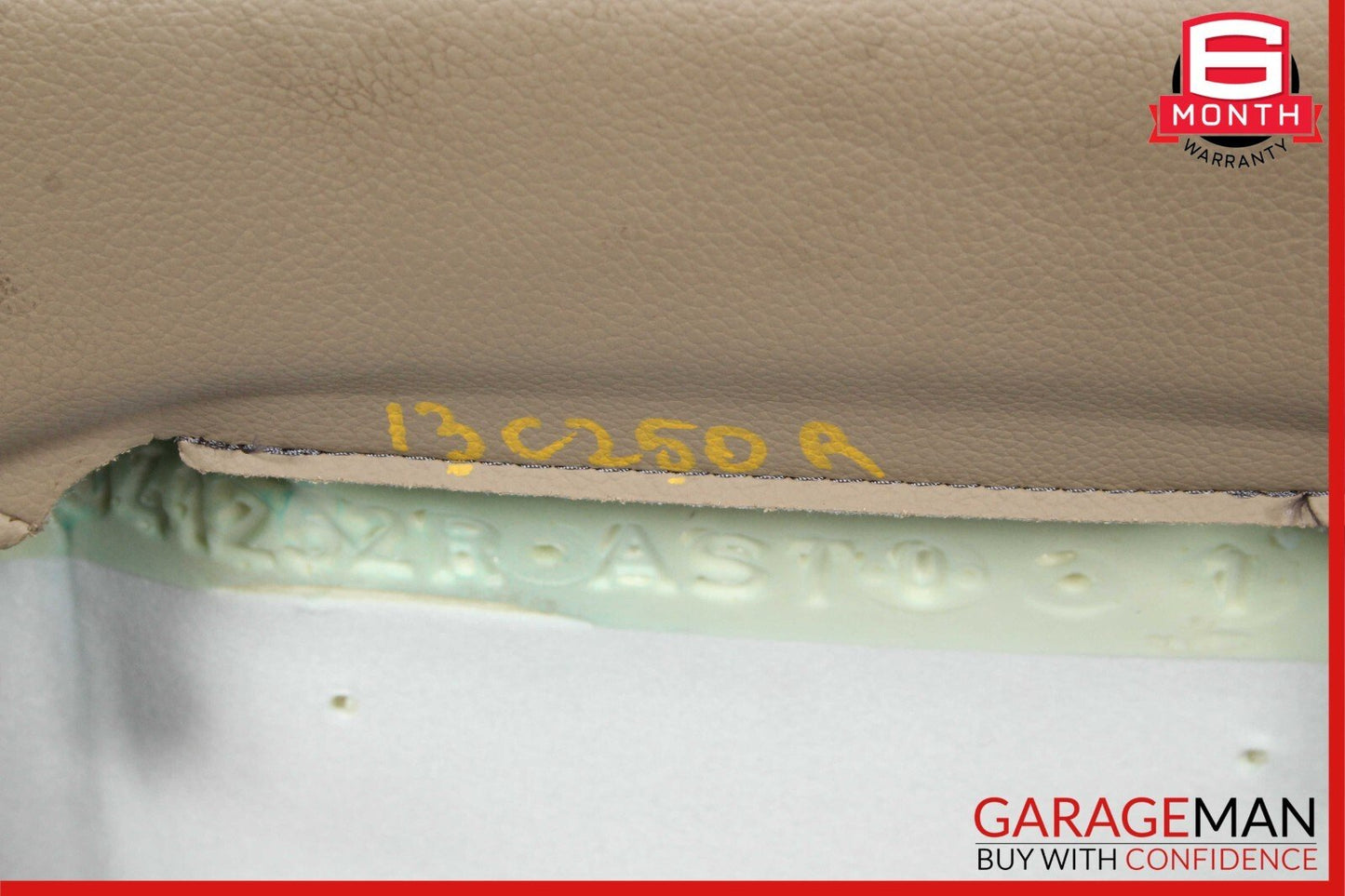 08-14 Mercedes W204 C250 C350 Sedan Front Right Top Upper Seat Cushion Beige OEM