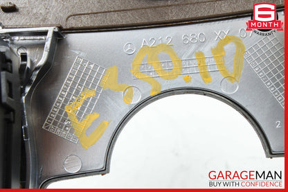 10-13 Mercedes W212 E350 E550 Center Console Switch Trim Bezel Wood OEM