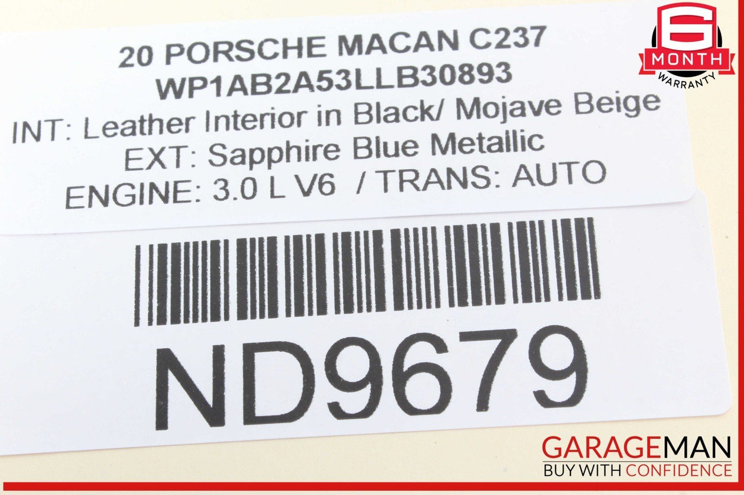 11-24 Porsche Macan 95B Cayenne Front Left or Right Side Seat Control Module OEM