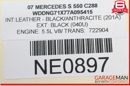 07-14 Mercedes W221 S550 CL550 Voice Language Communication Control Module OEM