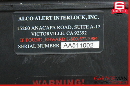 Alco Alcohol Alert Ignition Interlock Interface Module Unit AA511002