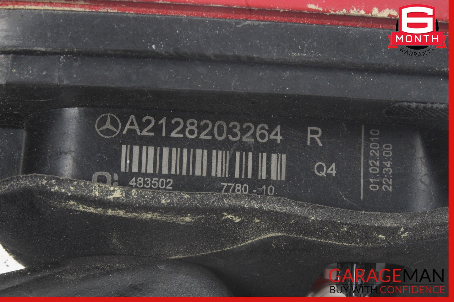 10-13 Mercedes W212 E350 E550 Sedan Inner Tail Light Lamp Rear Right Side OEM