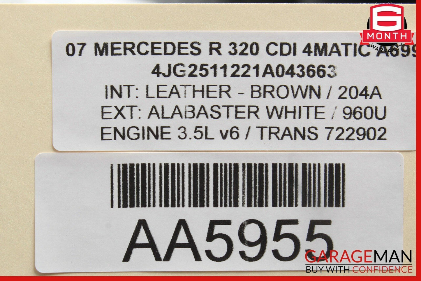 07-14 Mercedes X164 GL320 E320 CL600 ML350 Engine Motor Starter 0061514101 OEM