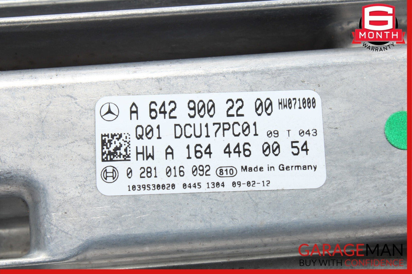 07-13 Mercedes W164 ML350 Diesel Exhaust Gas Aftertreatment Control Unit OEM