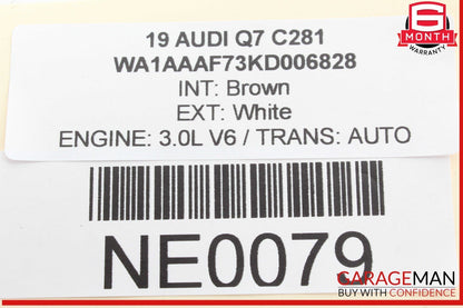 17-24 Audi Q7 Power Distribution Fuse Battery Junction Box 4M0941823A OEM