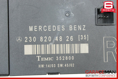 03-08 Mercedes R230 SL500 SL550 SL65 AMG Right Side Door Control Module Unit OEM