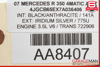 06-12 Mercedes W251 R350 Rear Left Side Window Regulator Motor 119017100 OEM