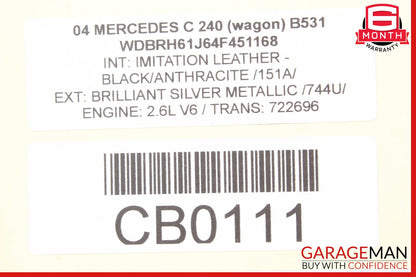 01-07 Mercedes W203 C240 Rear Right Lower Control Arm OEM