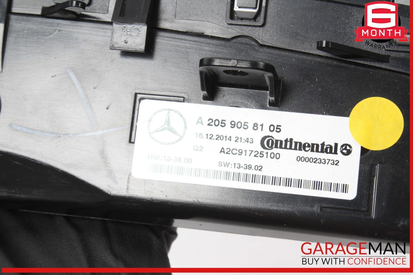 15-20 Mercedes W205 C300 C350e C400 A/C AC Heater Climate Control Switch OEM