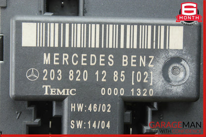 01-07 Mercedes W203 C230 C320 Front Right Passenger Door Control Module Unit OEM