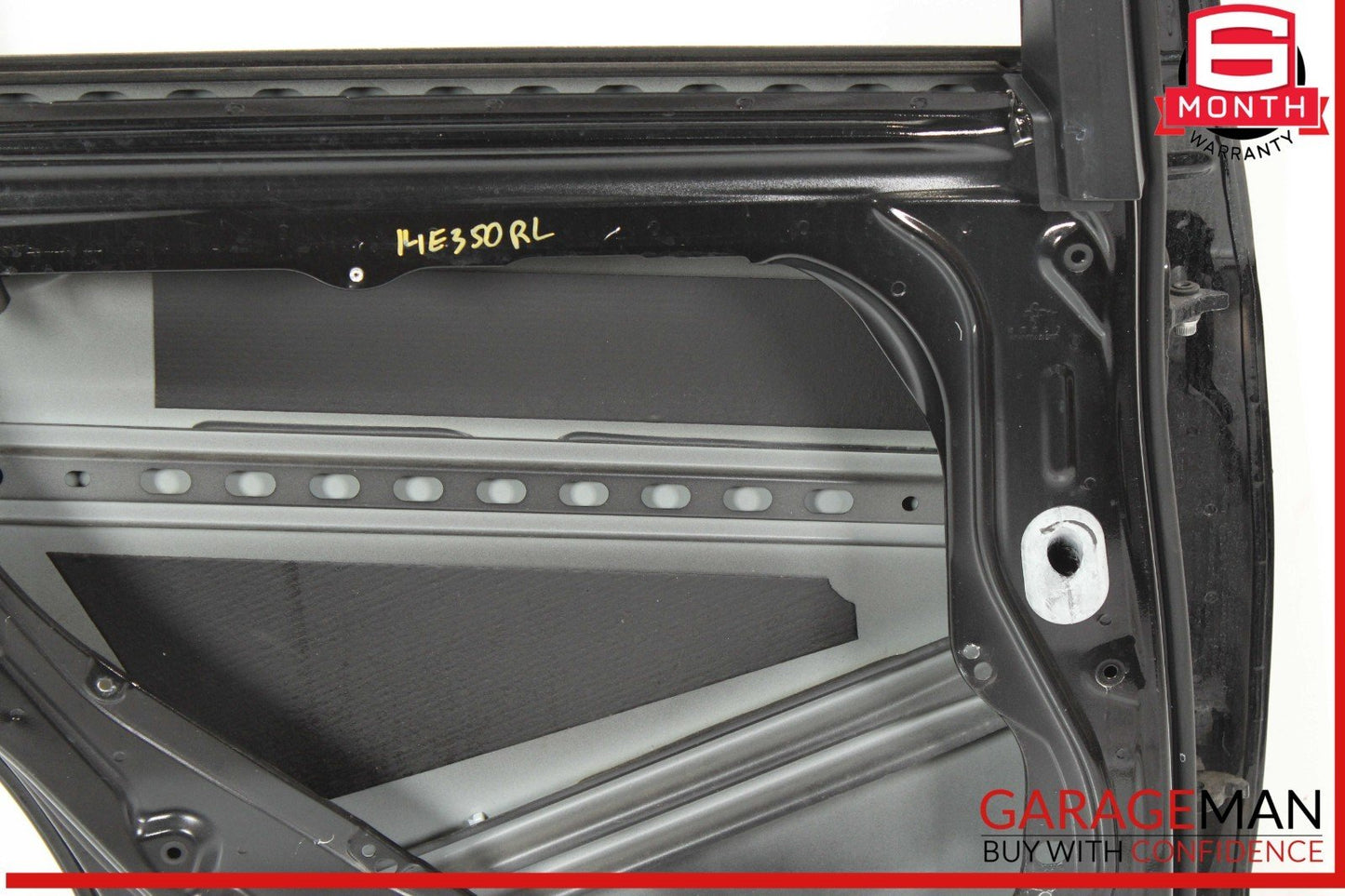 10-16 Mercedes W212 E350 E63 AMG Sedan Rear Left Side Door Shell Black OEM