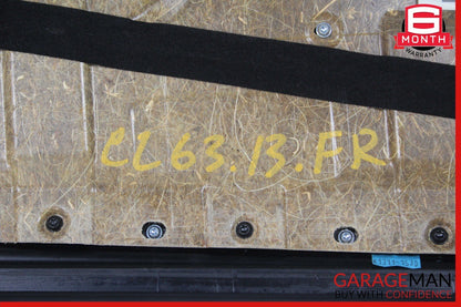 08-14 Mercedes W216 CL63 AMG Front Right Side Interior Door Panel Assy Brown
