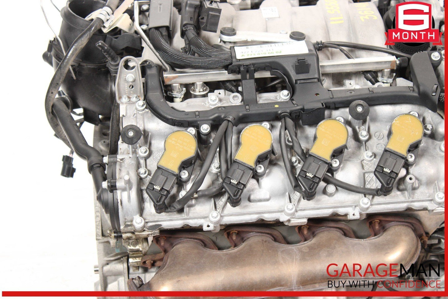 07-11 Mercedes W221 S550 CL550 5.5L V8 Complete Engine Motor Block RWD OEM 127k