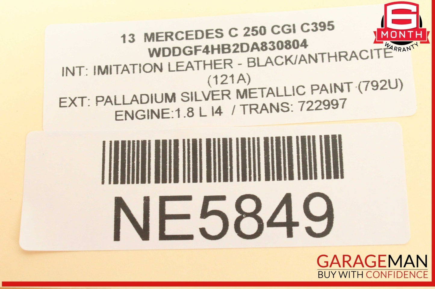 12-14 Mercedes W204 C250 CGI Front Right Side Dash AC A/C Air Vent Grill OEM