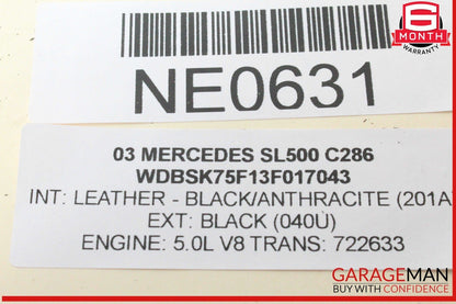03-06 Mercedes R230 SL500 Front Right Passenger Side Bumper Marker Light OEM