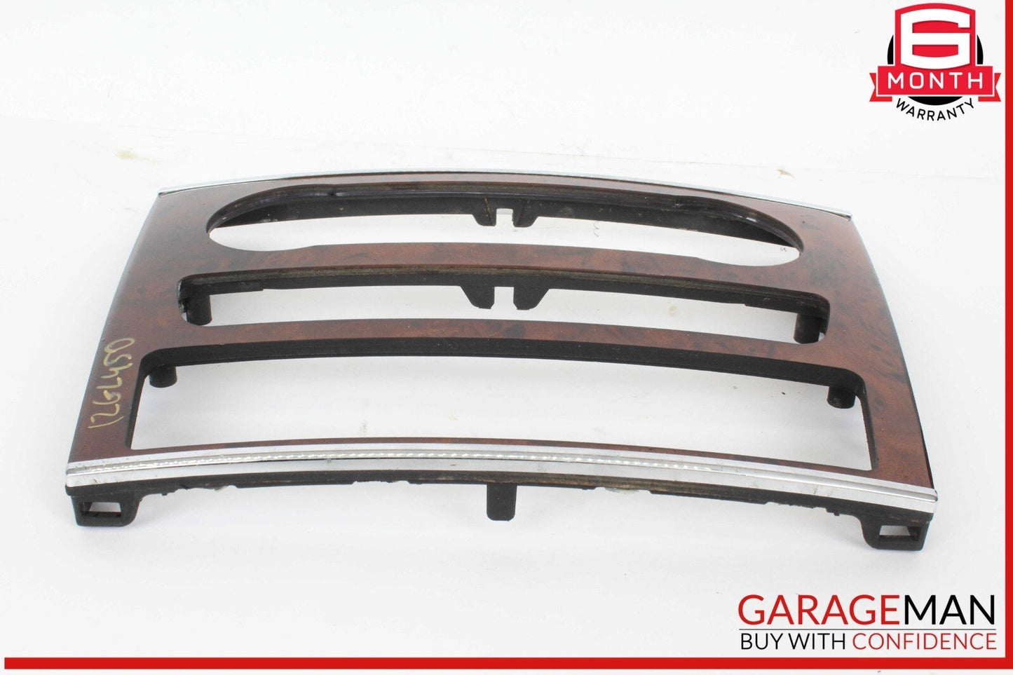 06-12 Mercedes X164 GL450 4MATIC Center Console Control Trim Panel Wood Bezel